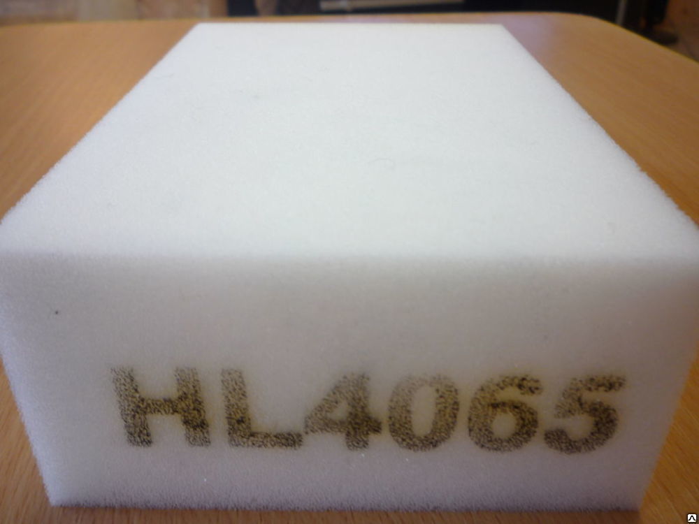Поролон повышенной жесткости HL4065 50мм (100мм*1,6м*2м) плотность 40кг/м3