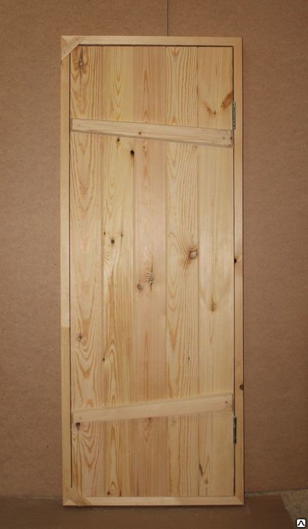 Дверь банная 1900*700 "сосна/ласточкин хвост" с коробкой и шарнирами
