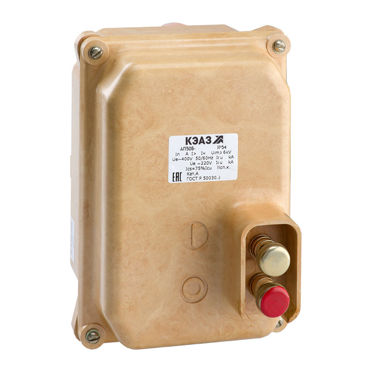 Оболочка автоматического выключателя ВА 21-29-IP54-2хП/3хП-У2-КЭАЗ