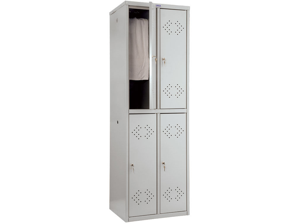 Шкаф для одежды металлический ПРАКТИК LS-22