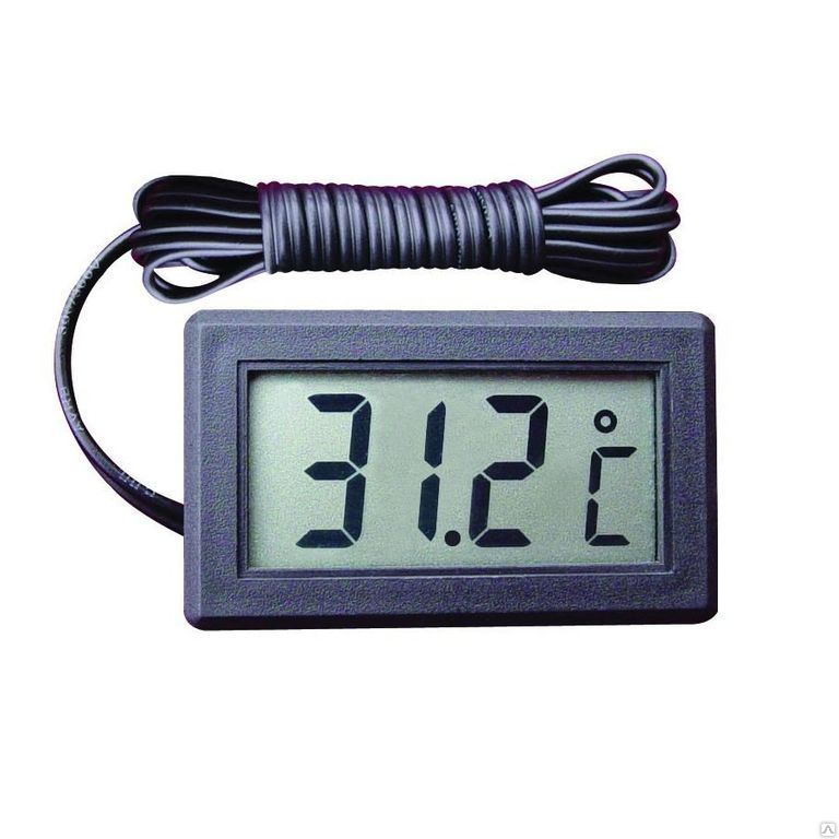 Термометр электронный с проводным щупом 3