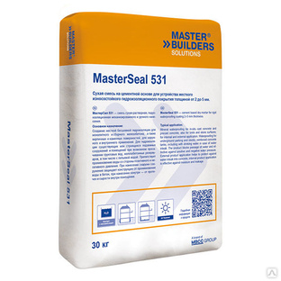 Гидроизоляционное покрытие MasterSeal 531 светло-серое 