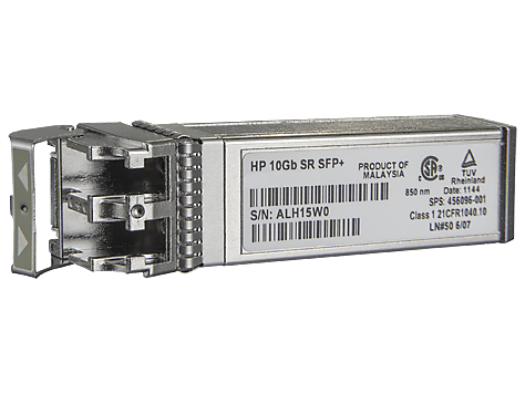 Трансивер HPE Трансивер HPE SFP+ Оптика LC TX 850нм. RX Максимальное расстояние 0.3км 455883-B21