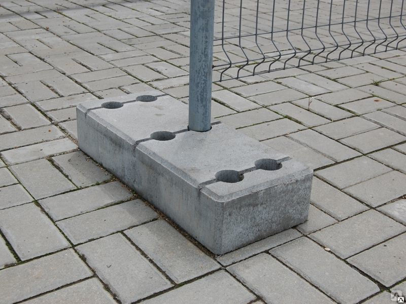 Основание бетонное для временных ограждений 31 кг