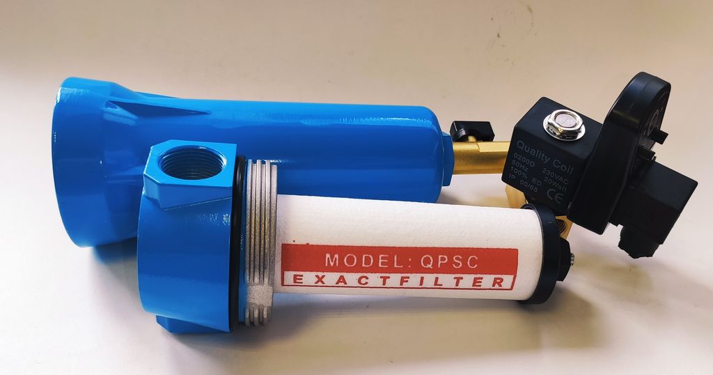 Фильтр для масляного компрессора Кратон магистральный с конденсатоотводчиком P-015-C