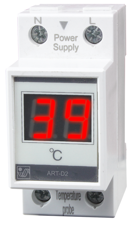 Цифровой индикатор температуры на DIN-рейку ART-D2