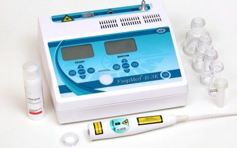 Аппарат свето-лазерно-вакуумной терапии Узормед®-Б-3К Бьюти
