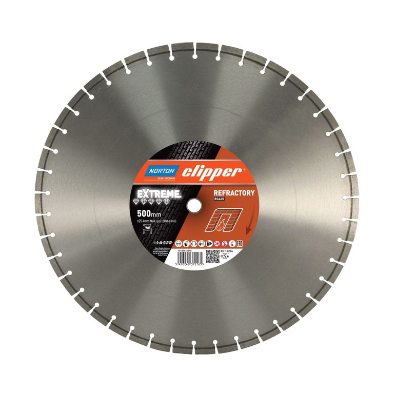 Алмазный диск NORTON CLIPPER EXTREME RC465 огнеупорные материалы 650x25.4