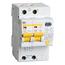 Выключатель автоматический дифференциального тока 2п (1P+N) C 6А 30мА тип A 6кА АВДТ-32 2мод. ИЭК MAD22-5-006-C-30