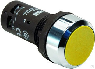 Кнопка CP1-30Y-10 желтая без фиксации 1HO ABB 1SFA619100R3013 