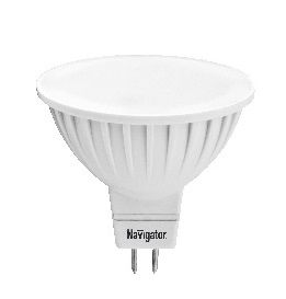 Лампа светодиодная LED Navigator 94 129 NLL-MR16-5-230-4K-GU5.3 5 Вт белая 380 Лм