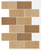Гибкие фасадные панели АМК форма блок, микс 100 #1