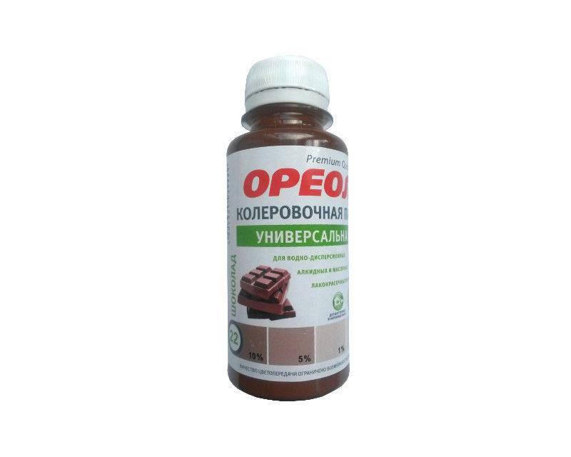 Колеровочная паста ОРЕОЛ универсальная 100мл (22) Шоколад
