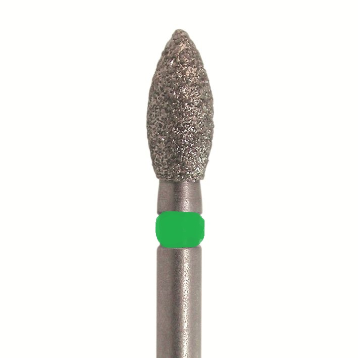 Бор алмазный Jota SL831G.FG.016, зеленый, 25 шт. форма бутон