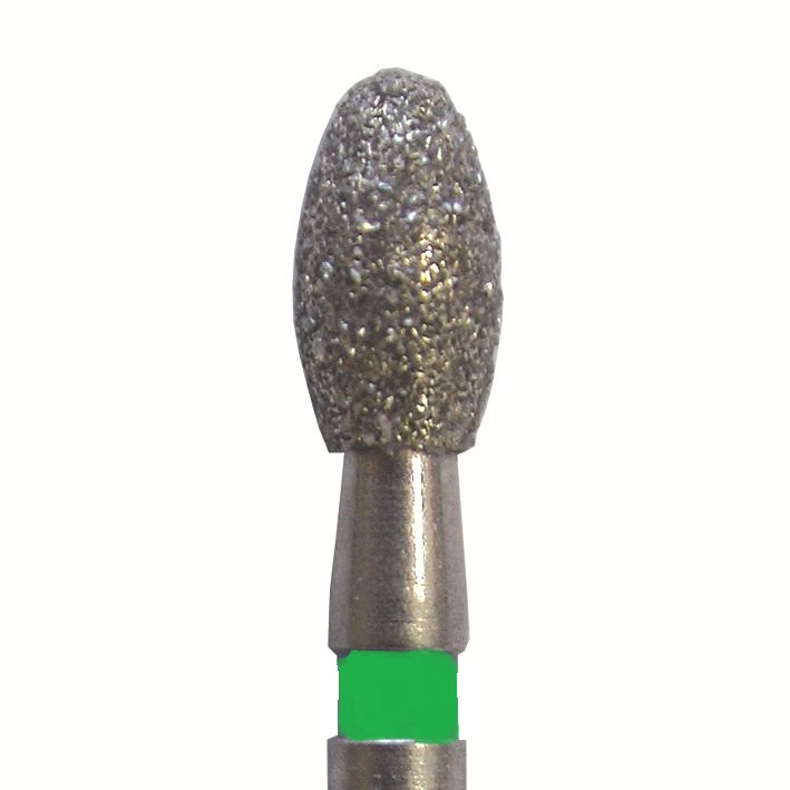 Бор алмазный Jota SL833G.FG.018, зеленый, 25 шт. форма яйцо