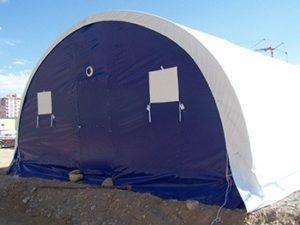 Пошив строительных палаток с утеплением