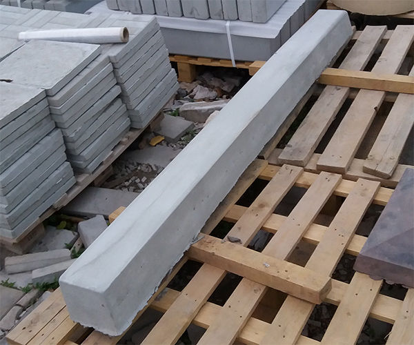 Столб для забора с пазами (1500x160x140) из высокопрочного бетона 3