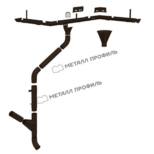 Водосточная система металлпрофиль проект