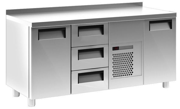Стол холодильный Carboma T70 M3-1 0430 2 двери 3 ящ (3GN/NT)