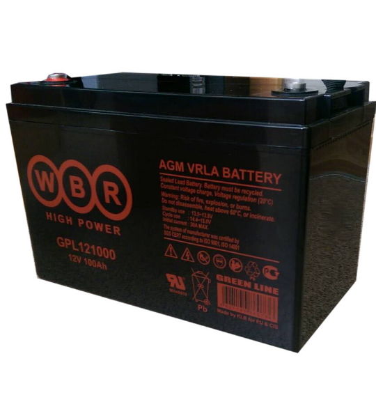 Аккумуляторная батарея WBR GPL 121000