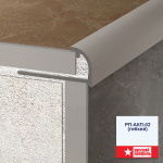 Профиль для керамической плитки РП-АКП--01, 2,7 м, серебро матовое