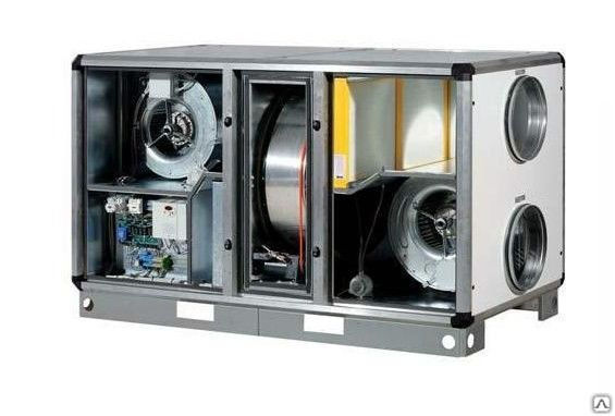 Установка вентиляционная LV-DECU 700 W-2-1 EC E17 с водяным нагревом