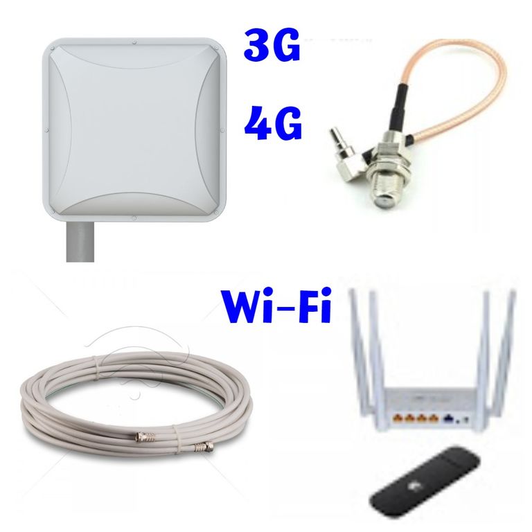 Как усилить 3G/4G сигнал с помощью антенны, репитера и роутера?