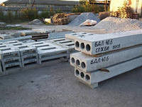 Плита УБК-9А армированный бетонный блок серия 3.407-102 250 х 2950 х 560 мм 1000 кг