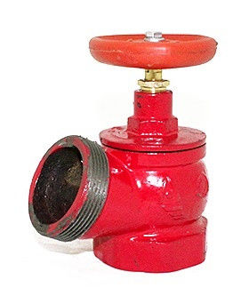 Клапан пожарный чугунный КПЧ 50-1 муфта-цапка 125° (ШП40-50886)