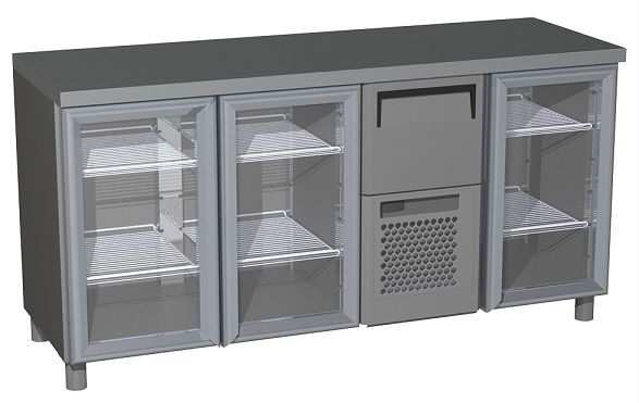 Стол холодильный Carboma T57 M3-1-G 0430 (BAR-360С Сarboma) 570 INOX BAR