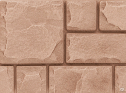 Фасадные панели "Екатерининский камень" 294х1320 мм Янтарь