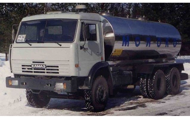 Молоковоз Г6-ОПА-8,1 на шасси КАМАЗ-65115 нержавеющая сталь