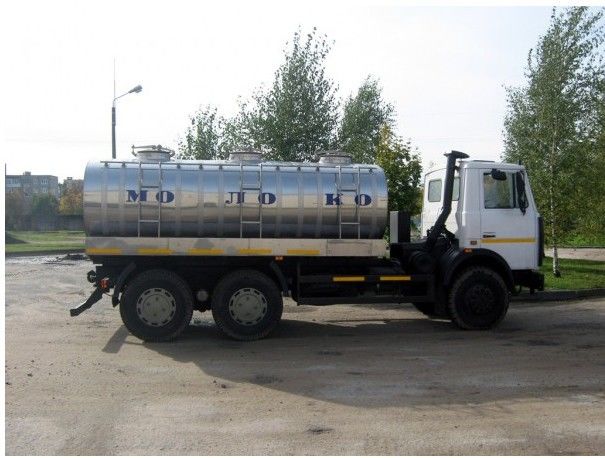 Молоковоз Г6-ОПА-6303 на шасси МАЗ-6303А5 с ЛКП