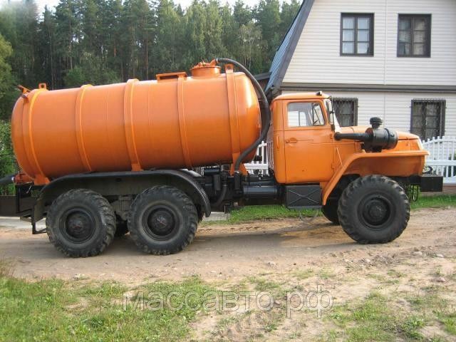 Машина вакуумная МВ-10 на шасси Урал-4320