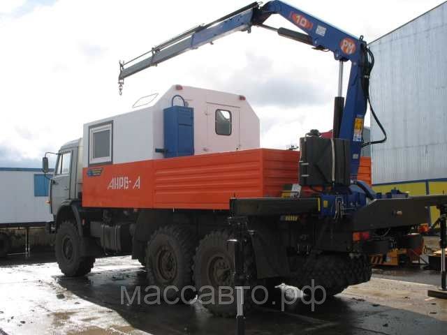 Агрегат наземного ремонта водоводов АНРВ на шасси Камаз и Урал 1