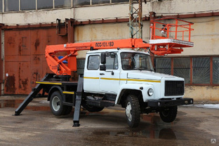 Автовышка ПСС-131.22 на шасси ГАЗ 3309 пятиместная кабина ЗЭМЗ #1