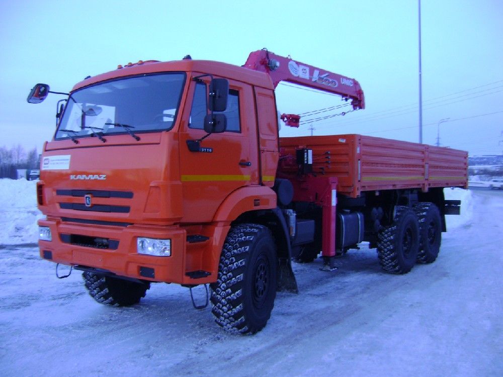 Бортовой автомобиль КАМАЗ 43118 с КМУ UNIC URV-503
