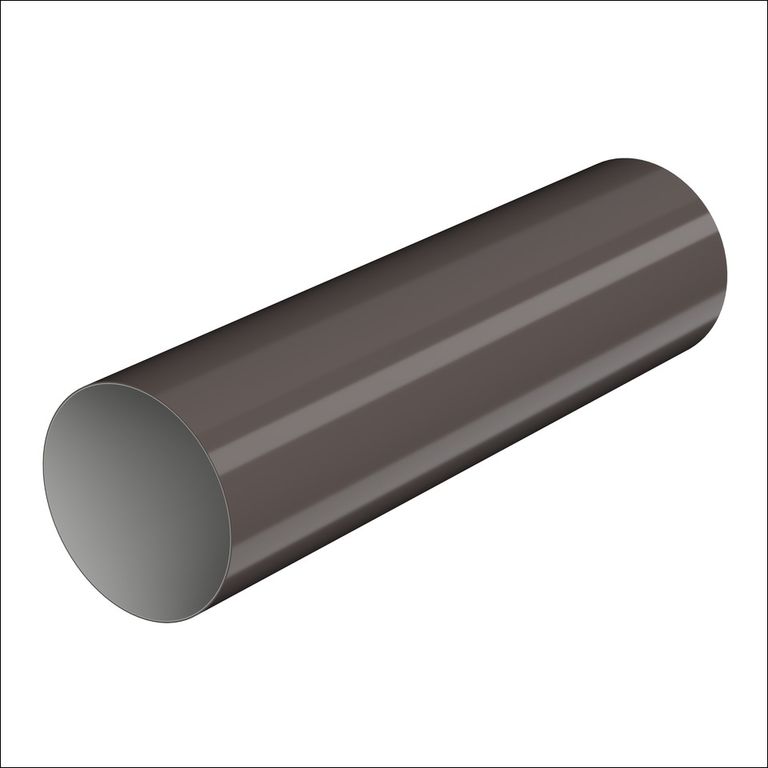 Труба круглая L=3 м ТЕХНОНИКОЛЬ МАКСИ 152/100 мм (шоколад)