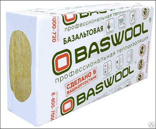 Утеплитель базальтовый BASWOOL ВЕНТ 80 1200х600х50 #1