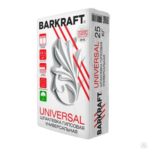 Шпаклевка гипсовая BARKRAFT «UNIVERSAL»