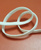 Шнур хлопковый плоский 10 мм белый 100 м #1