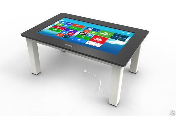 Детский интерактивный стол "KIDS Table 42" Диагональ экрана 42 дюйма, сенсорный экран мультитач 20 касаний, цвет белый