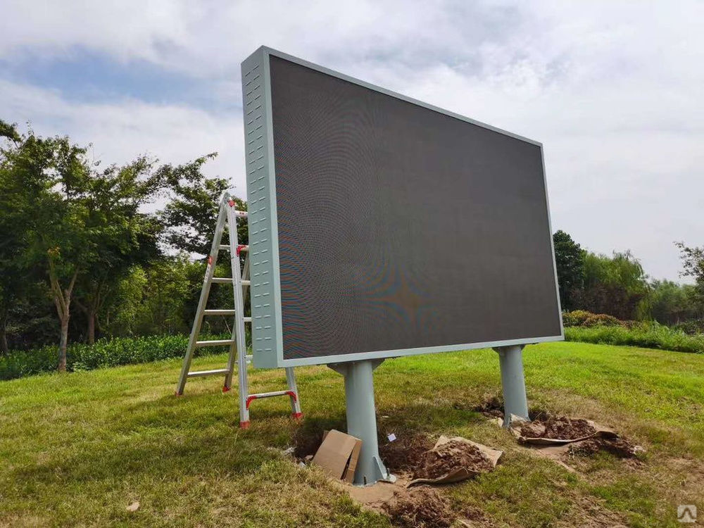 Светодиодный уличный экран Билборд P10 размер 6,08Х2,88 = 17, 5104 кв.м