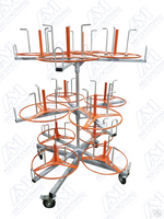 Стеллажи для хранения барабанов с кабелем
