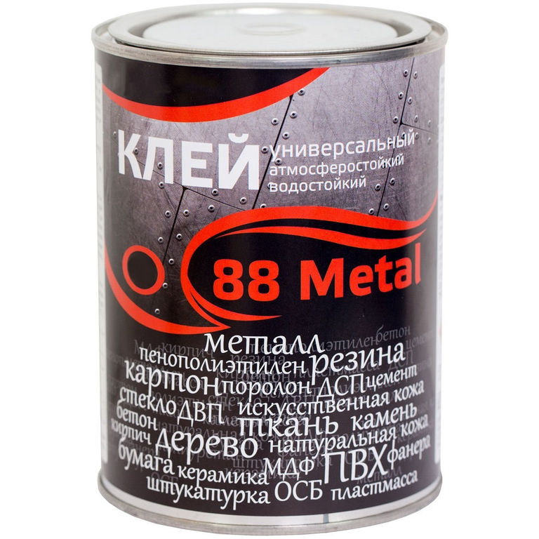 Клей универсальный водостойкий 88-Metall 750