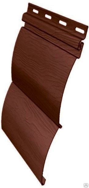 Сайдинг-панель двойная оцилиндрованный брус Арабика коричневый