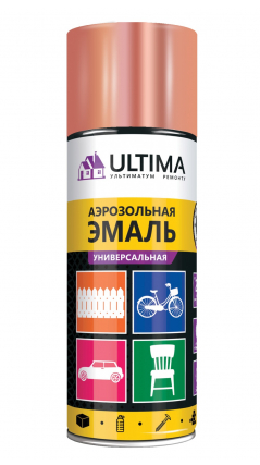 Краска-спрей Ultima,Флуоресцентная, ULT104 розовый 520мл