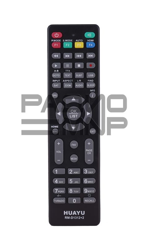 Пульт ДУ универсальный HUAYU RM-D1312+2 LCD TV, DVB, SAT