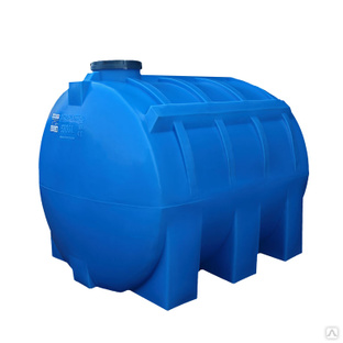Емкость транспортировочная пластиковая овально-горизонтальная 5000 л синяя Aquaplast #1