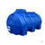 Емкость для воды пластиковая овально-горизонтальная 500 л синяя Aquaplast #1